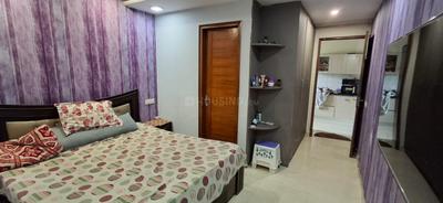 Bedroom Image of 1250 Sq.ft 2 BHK Builder Floor for rent in Singhpura Zirakpur for Rs. 24000