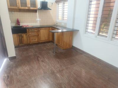 Kitchen Image of 750 Sq.ft 1.5 BHK Builder Floor for rent in HSR Layout Bengaluru for Rs. 37500