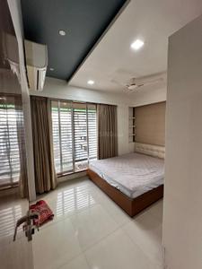 Bedroom Image of 600 Sq.ft 3 BHK Apartment / Flat for rent in V V Akshat Paradise, Sargasan Gandhinagar for Rs. 35000
