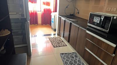 Kitchen Image of 1412 Sq.ft 3 BHK Apartment / Flat for rent in Malpe Royal Embassy, Vidyaratna Nagar Udupi for Rs. 55000