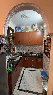 Kitchen Image of 900 Sq.ft 1 BHK Builder Floor for rent in Sector 46 Gurgaon for Rs. 23000