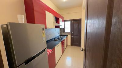 Kitchen Image of 1100 Sq.ft 2 BHK Apartment / Flat for rent in Cooke Town Bengaluru for Rs. 60000