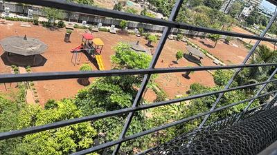 Balcony Image of 650 Sq.ft 1 BHK Apartment / Flat for sale in Codename Blue Vista, Airoli Navi Mumbai for Rs. 8500000