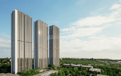 Image of 1100 Sq.ft 3 BHK Apartment / Flat for sale in Runwal One, Thane West, Thane for Rs. 23500000