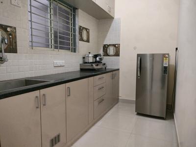 Kitchen Image of 550 Sq.ft 1 BHK Builder Floor for rent in Munnekollal Bengaluru for Rs. 22000