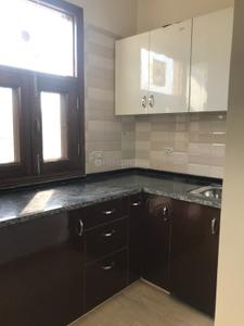 Kitchen Image of 650 Sq.ft 1 BHK Builder Floor for rent in Sector 14 Gurgaon for Rs. 25000
