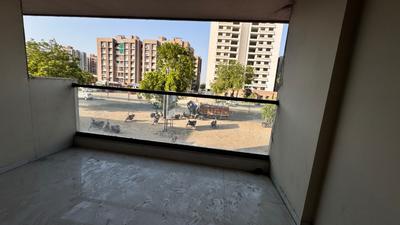 Balcony Image of 1443 Sq.ft 4 BHK Apartment / Flat for sale in Raghunandan Radhe Atlantis, Hathijan Ahmedabad for Rs. 9451000