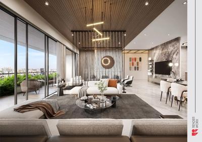Living Room Image of 1889 Sq.ft 4 BHK Apartment / Flat for sale in Rudra The Sun, Nikol Ahmedabad for Rs. 20000000