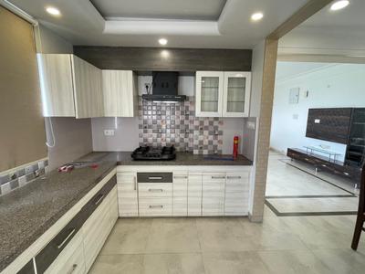 Kitchen Image of 1800 Sq.ft 3 BHK Apartment / Flat for rent in Vande Rudra Aakash, Rampura at Kanwarpura Jaipur for Rs. 36000