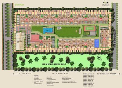 Image of 1600 Sq.ft 4 BHK Apartment / Flat for sale in Gaurs Atulyam, Omicron I, Greater Noida for Rs. 15750000