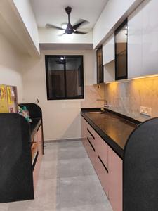 Kitchen Image of 475 Sq.ft 1 BHK Apartment / Flat for rent in Earth Vintage, Dadar West Mumbai for Rs. 60000