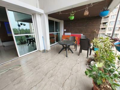 Balcony Image of 1600 Sq.ft 3 BHK Apartment / Flat for rent in Samnani Ishawar Prestige, Anandvalli Nashik for Rs. 40000