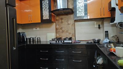 Kitchen Image of 1100 Sq.ft 2 BHK Builder Floor for rent in Subhash Nagar New Delhi for Rs. 40000