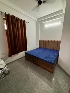 Bedroom Image of 650 Sq.ft 1 BHK Builder Floor for rent in Sector 28 Gurgaon for Rs. 25000