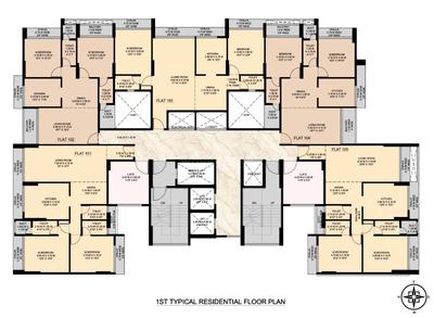 Image of 2000 Sq.ft 3 BHK Apartment / Flat for sale in Swastik Emerald Horizons, Belapur CBD, Navi Mumbai for Rs. 28000000