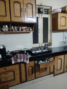 Kitchen Image of 1800 Sq.ft 3 BHK Apartment / Flat for rent in Vidhyadhar Nagar Jaipur for Rs. 27000