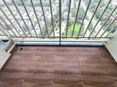Balcony Image of 1000 Sq.ft 3 BHK Apartment / Flat for rent in Gami Asters, Ghansoli Navi Mumbai for Rs. 80000