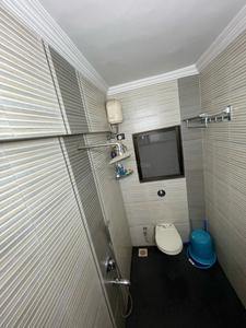 Bathroom Image of 1200 Sq.ft 2 BHK Apartment / Flat for rent in Tharwanis Sky View, Kharghar Navi Mumbai for Rs. 38000