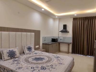 Bedroom Image of 680 Sq.ft 1 RK Builder Floor for rent in Tulip Monsella, Sector 53 Gurgaon for Rs. 24500