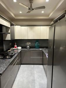 Kitchen Image of 1800 Sq.ft 3 BHK Builder Floor for sale in Kalkaji New Delhi for Rs. 45000000
