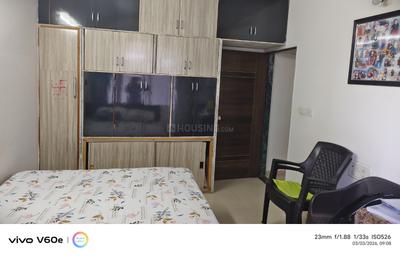 Bedroom Image of 900 Sq.ft 1 BHK Apartment / Flat for rent in LK Vrundavan Residency II, Sargasan Gandhinagar for Rs. 21000