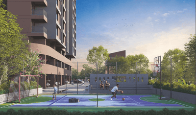 Image of 1050 Sq.ft 2 BHK Apartment / Flat for sale in Park West, Kiwale, Pune for Rs. 6487000