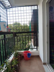Balcony Image of 1075 Sq.ft 2 BHK Apartment / Flat for sale in Parappana Agrahara Bengaluru for Rs. 8300000