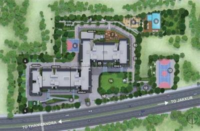 Image of 2019 Sq.ft 3 BHK Apartment / Flat for sale in Assetz Soho and Sky, Jakkur, Bengaluru for Rs. 27900000