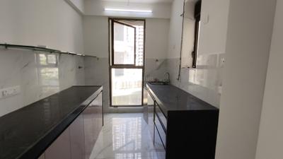 Kitchen Image of 750 Sq.ft 2 BHK Apartment / Flat for rent in Raymond Ten X Habitat Raymond Realty Tower H, Thane West Thane for Rs. 43000