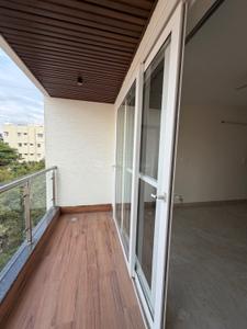 Balcony Image of 1550 Sq.ft 3 BHK Apartment / Flat for rent in Cooke Town Bengaluru for Rs. 80000