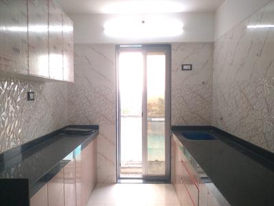 Kitchen Image of 550 Sq.ft 1 BHK Apartment / Flat for sale in Dattani Linear, Kiravali Vasai for Rs. 6000000