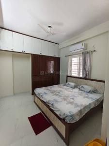 Bedroom Image of 900 Sq.ft 1 BHK Apartment / Flat for rent in Stellar RNP 1, Kondapur Hyderabad for Rs. 26000