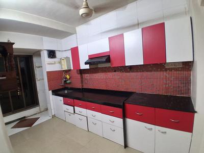 Kitchen Image of 550 Sq.ft 1 BHK Apartment / Flat for rent in Eastern Majestic, Mulund East Mumbai for Rs. 34500