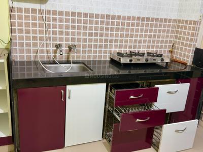 Kitchen Image of 610 Sq.ft 1 BHK Apartment / Flat for rent in Pimple Gurav Pune for Rs. 20000