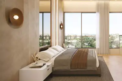 Bedroom Image of 687 Sq.ft 2 BHK Apartment / Flat for sale in Kabra Embraze, Ghatkopar East Mumbai for Rs. 23324000