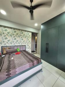 Bedroom Image of 1760 Sq.ft 3 BHK Apartment / Flat for rent in Vishwanath Maher Select, Shela Ahmedabad for Rs. 45000