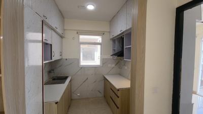 Kitchen Image of 1210 Sq.ft 3 BHK Builder Floor for rent in Signature Global Park 2 And 3, Sector 36 Sohna for Rs. 25000