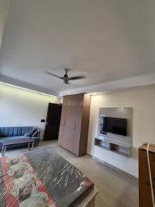 Bedroom Image of 900 Sq.ft 1 RK Builder Floor for rent in Sector 52 Gurgaon for Rs. 30000