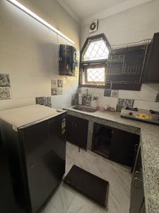 Kitchen Image of 300 Sq.ft 1 RK Builder Floor for rent in Lajpat Nagar New Delhi for Rs. 21000