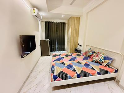 Bedroom Image of 950 Sq.ft 1 RK Apartment / Flat for rent in Sector 46 Gurgaon for Rs. 23000