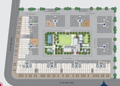 Image of 1827 Sq.ft 3 BHK Apartment / Flat for sale in The Planet By Venus, Shela, Ahmedabad for Rs. 6958000