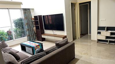 Living Room Image of 2000 Sq.ft 3.5 BHK Apartment / Flat for rent in Indiabulls Sky Forest, Parel Mumbai for Rs. 400000