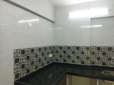 Kitchen Image of 735 Sq.ft 1 BHK Apartment / Flat for rent in STG Signature Residency, Thane West Thane for Rs. 40000
