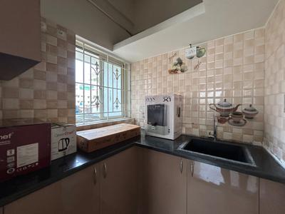 Kitchen Image of 550 Sq.ft 1 BHK Builder Floor for rent in Mahadevapura Bengaluru for Rs. 24000