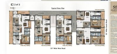 Image of 1790 Sq.ft 3 BHK Apartment / Flat for sale in Madhurawada, Visakhapatnam for Rs. 9500000