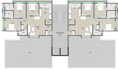Image of 2115 Sq.ft 3 BHK Apartment / Flat for sale in Shivansh Arianna, Sargasan, Gandhinagar for Rs. 7700000