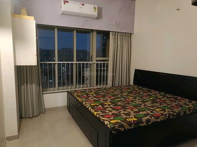 Bedroom Image of 860 Sq.ft 2 BHK Apartment / Flat for rent in Adani The Meadows, Shantigram Ahmedabad for Rs. 33000