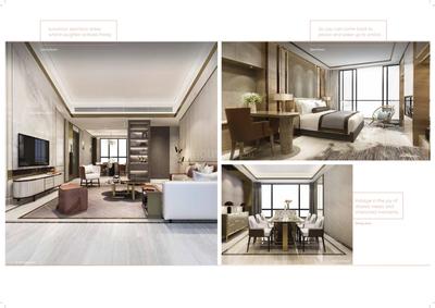 Hall Image of 1770 Sq.ft 3 BHK Apartment / Flat for sale in Shalimar One World Marbella, Gomti Nagar Lucknow for Rs. 15900000