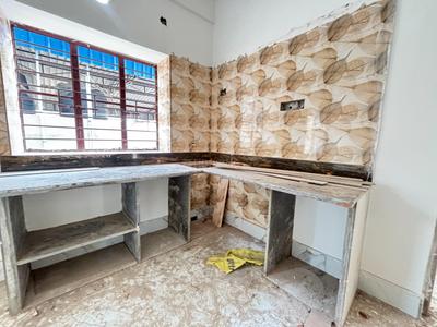 Kitchen Image of 920 Sq.ft 3 BHK Apartment / Flat for sale in Siddhaye Apartment, Hindmotor Hooghly for Rs. 2576000