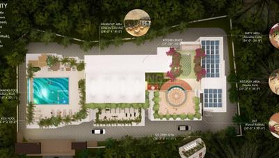 Image of 1990 Sq.ft 2.5 BHK Apartment / Flat for sale in Fortune Om Shivalik, Raghunathpur, Bhubaneswar for Rs. 14925000